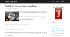 Desktop Screenshot of fitnessunderoath.com